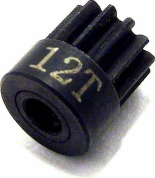 Hot Racing Hardened Steel Pinion Gear: 48P (12T)