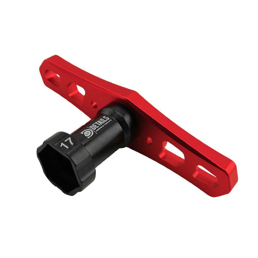 Hobby Details 17mm Hex Wrench (Red)