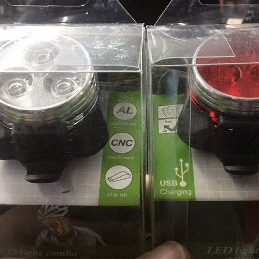 Economy Zecto Drive LED Bike Light Front and Rear