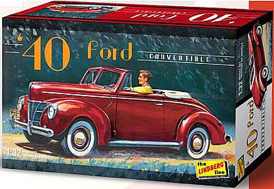 Lindberg 1/32 '40 Ford Convertible Model Kit