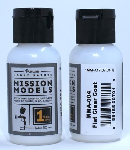 Mission Models Flat Coat Clear 1oz (30ml)