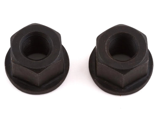 Stolen Rampage Steel Axle Nuts (Black) (2) (3/8" x 26 tpi)