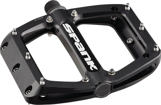 Spank Spoon 110 Alloy Flat Pedals: Black