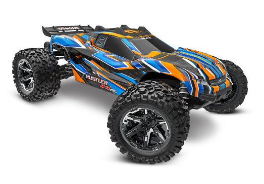 Traxxas Rustler 1/10 4x4 VXL 3S RTR w/No Batt/Charger (Orange)