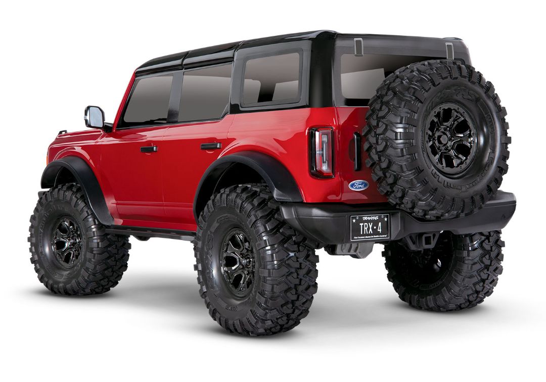 Traxxas TRX-4 1/10 2021 Ford Bronco Scale and Trail Crawler: RTR (Red)
