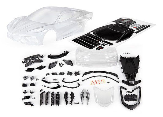 Traxxas Clear Body: 4-TEC 3.0 Corvette