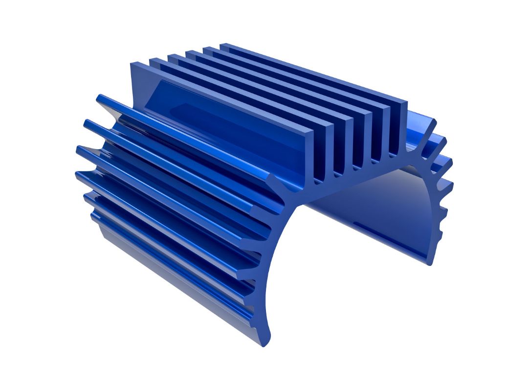 Traxxas Aluminum Motor Heat Sink Titan 87T (Blue)