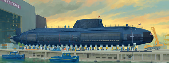 Trumpeter 1/144 HMS Astute Model Kit