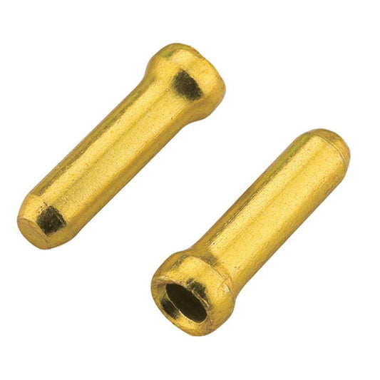 Jagwire Brake Cable Ends Gold / pair