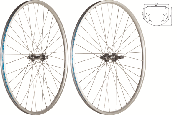 49N Front Wheel 27” Silver