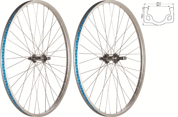 49N Rear Wheel 26" 1-3/8” (Silver)