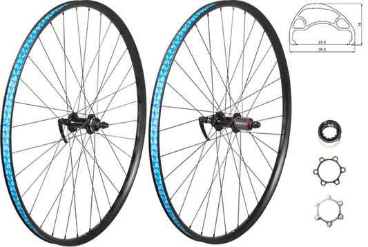 49N Front Wheel 29” Disc QR (Black)