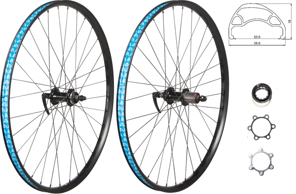 49N Front Wheel 26” Disc QR Black