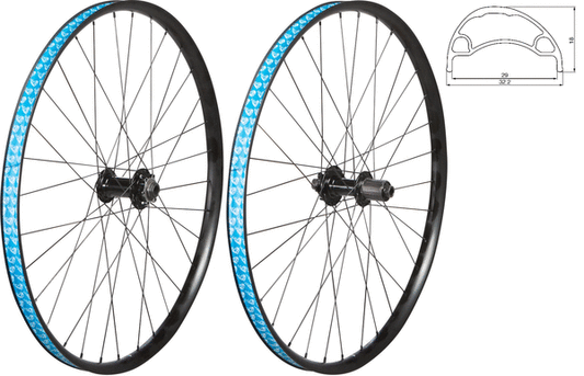 49N Front Wheel 27.5" PO Boost Black