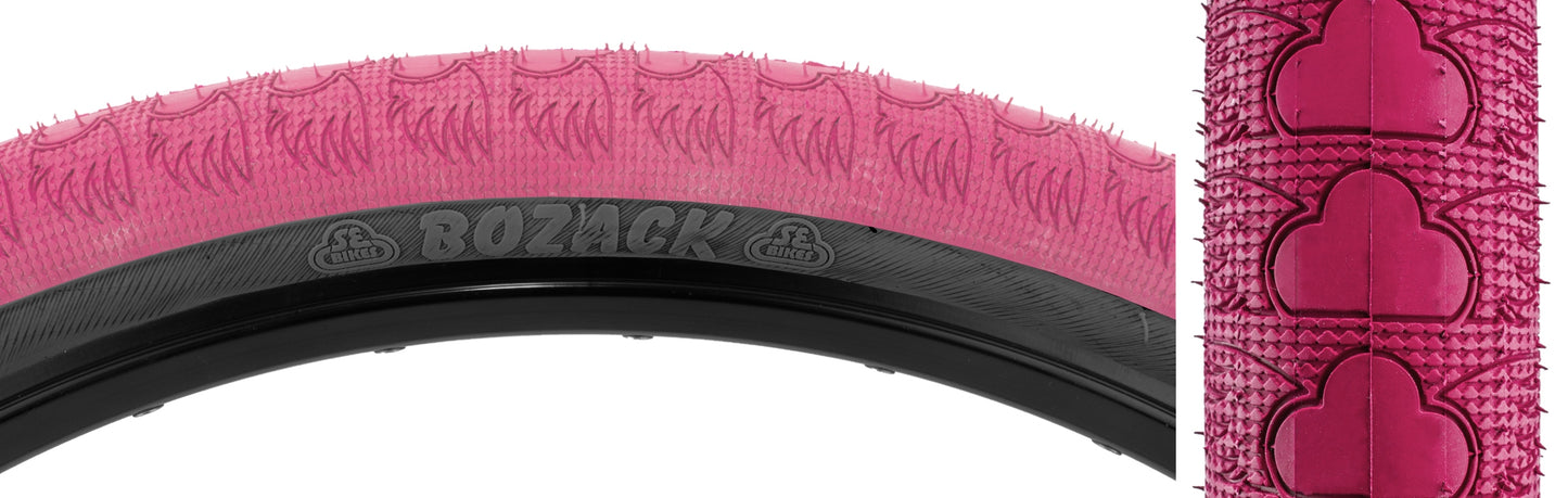 SE Bikes Bozack Tire 29" x 2.4" (Blk/Pink)