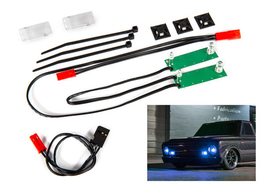 Traxxas Front LED Light Set for Drag Slash (Blue)