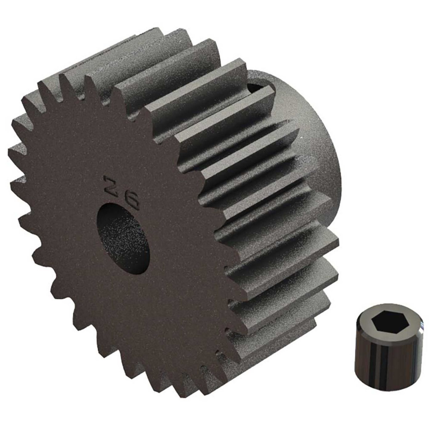 Arrma Steel Pinion Gear: 0.8Mod (26T) 4x4 BLX 3S