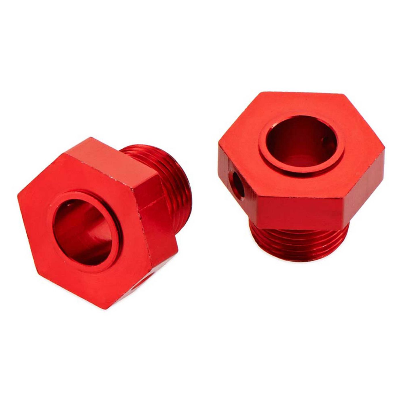 Arrma Aluminum 17mm Wheel Hex: Red (2)