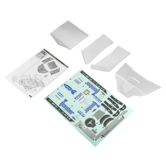 Axial Bomber Body .040 Clear RR10