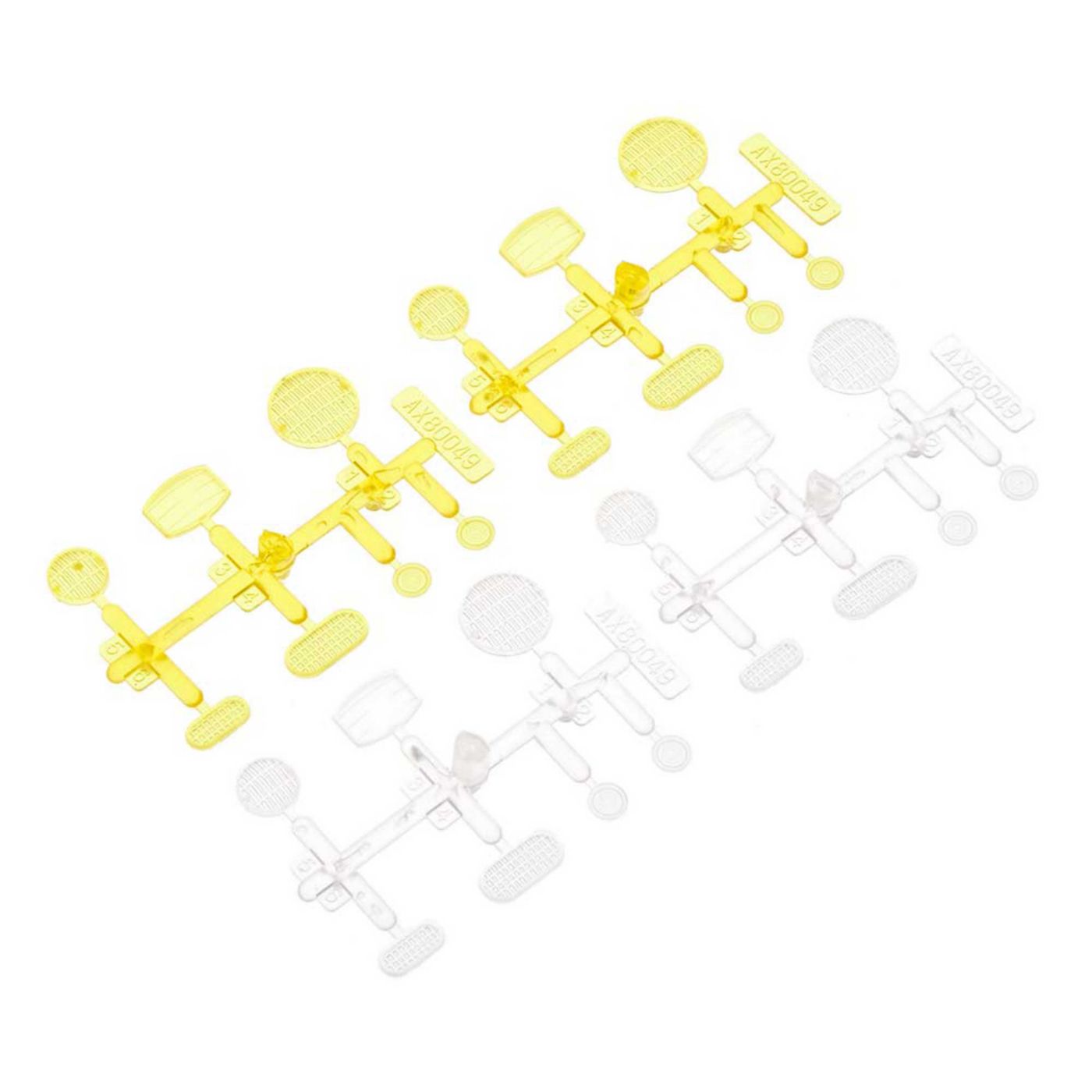 Axial LED Lens Set Yellow/Clear: UMG10