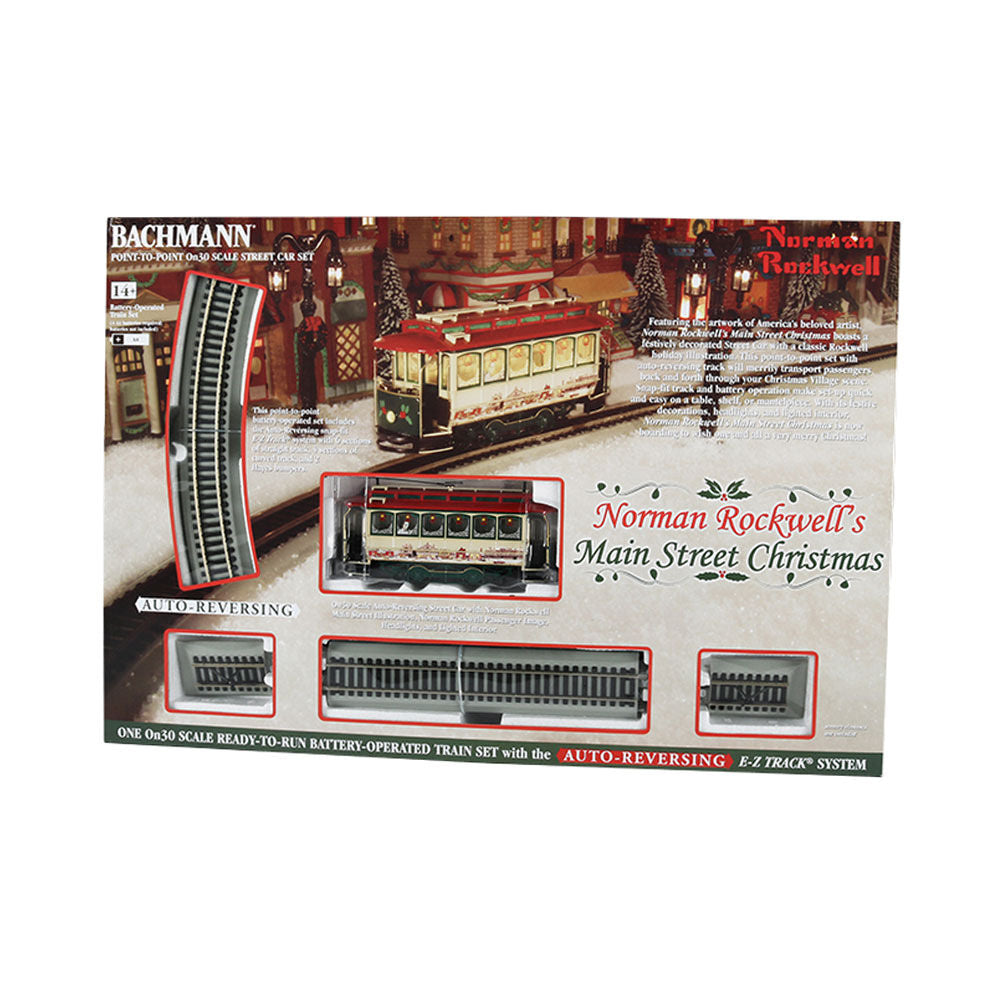 Bachmann HO Norman Rockwell’s Main Street Christmas Train Set