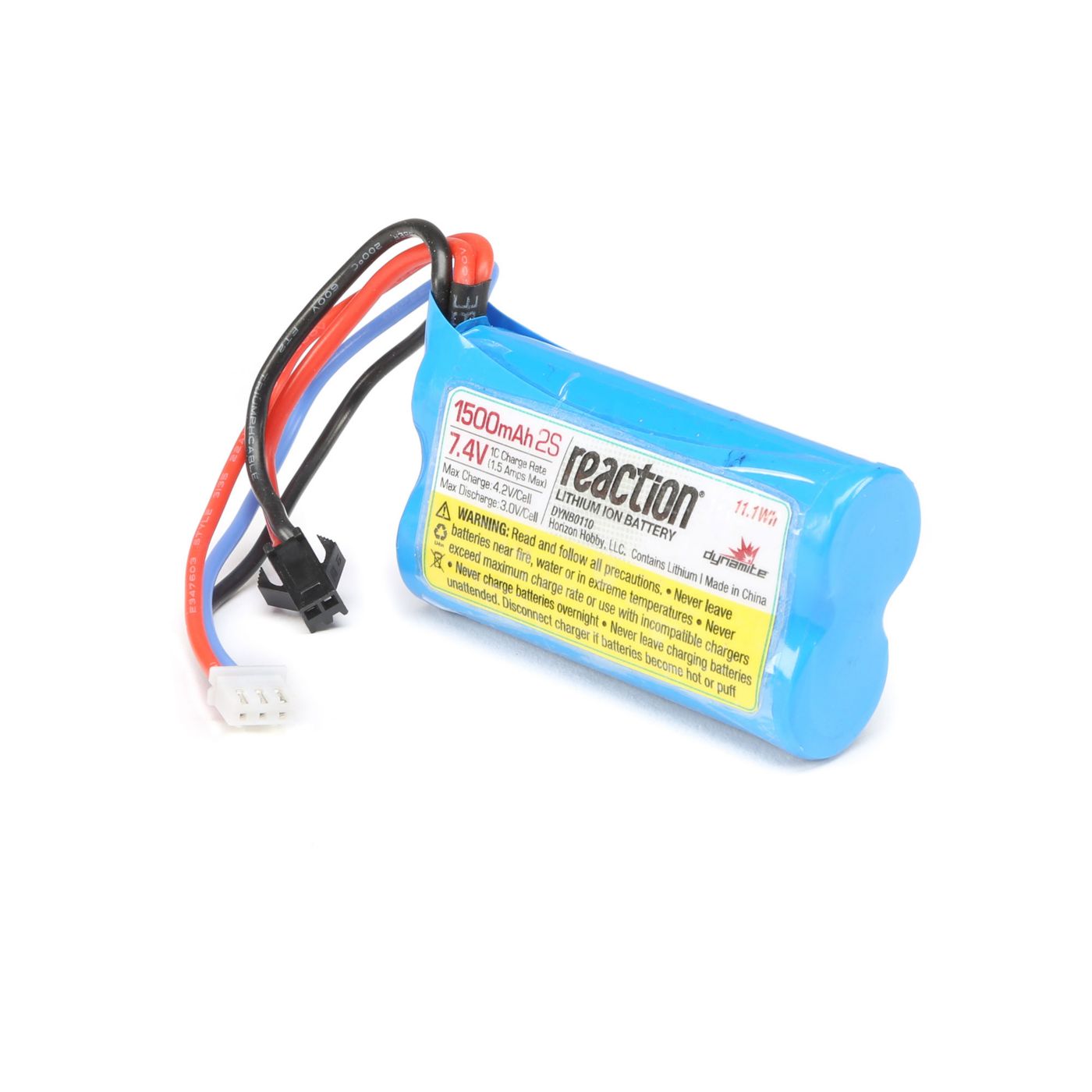 Dynamite 7.4V 2S 1500mah Li-Ion Battery: Jet Jam Pool Racer