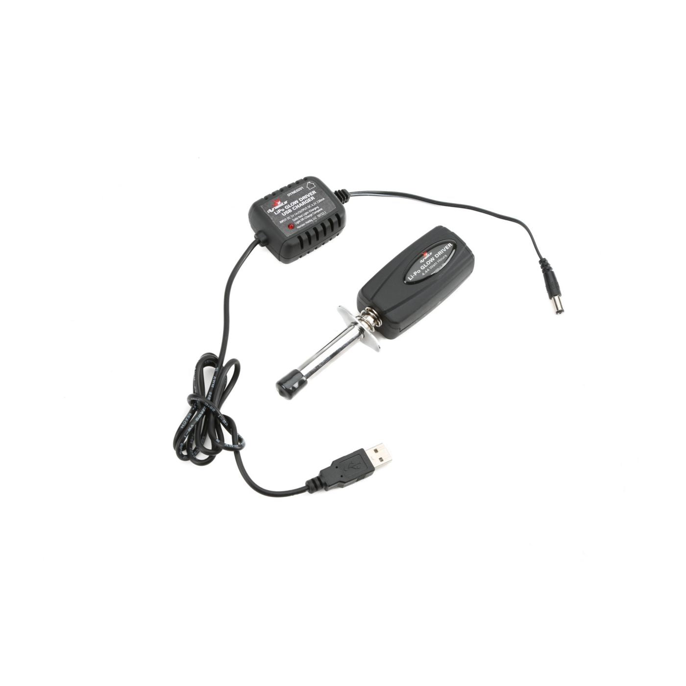 Dynamite LiPo Glow Driver w/ USB Charger