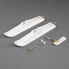 E-Flite Taildragger Ski Set: 10-15 Size (3mm Axle)
