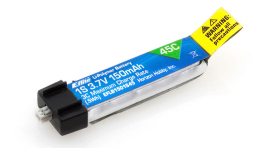 E-Flite 1S 3.7V 150mah 45C LiPo Battery