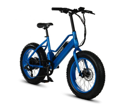Pedego Element V2 Fat Tire Electric Bike 20" (Blue)