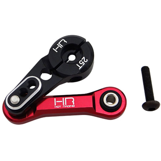 Hot Racing Aluminum Fixed Link Steering w/25t Servo Arm: Arrma 6S