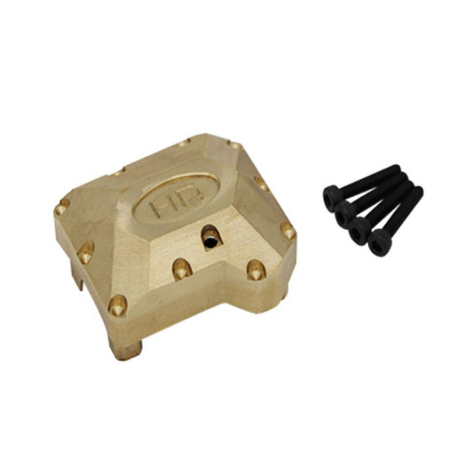 Hot Racing Brass Heavy Metal Axle Diff Cover: TRX-4 (70g)