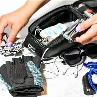 Bike Baggie - black bag / black logo