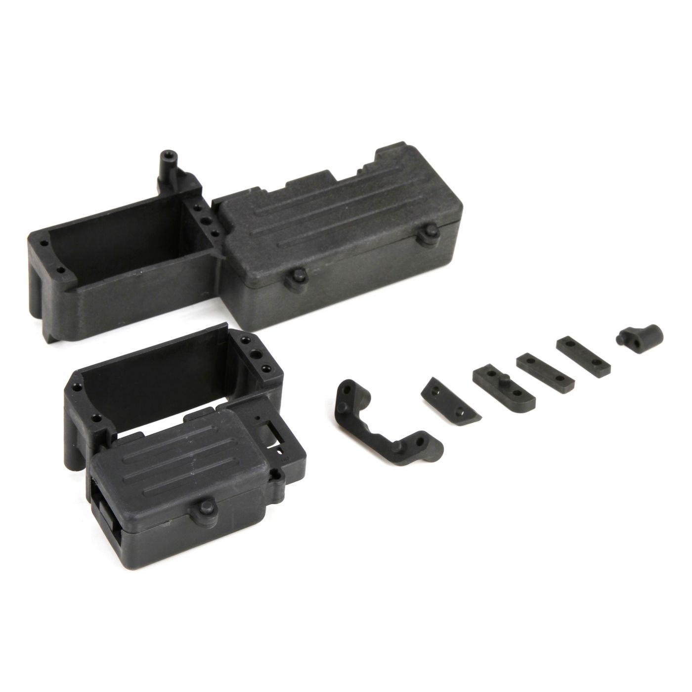Losi Radio Tray & Gas Tank Mount: DBXL 4WD