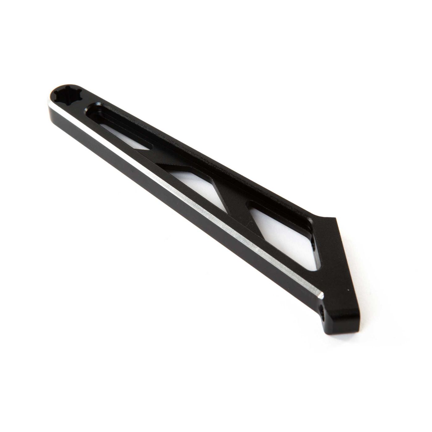 Losi Aluminum Rear Chassis Brace: DBXL-E (Black)