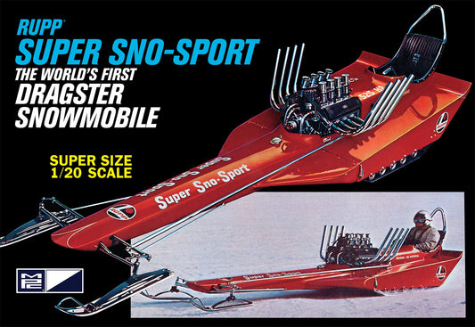MPC 1/20 RUPP Super Sno-Sport Snow Dragster Model Kit