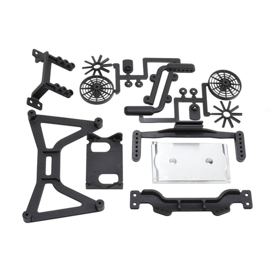 RPM No Clip Body Mounts Traxxas Slash 2WD (Black)