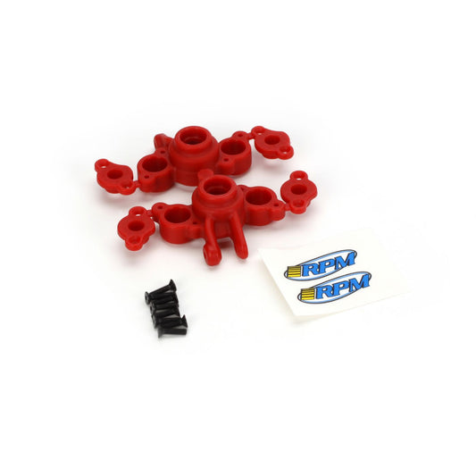 RPM Axle Carriers: Traxxas 1/16 (Red)