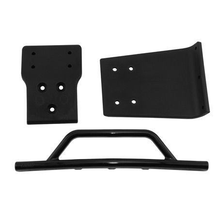 RPM Front Bumper/Skid Plate: Traxxas Slash 4WD (Black)
