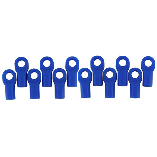 RPM Short Rod Ends: Traxxas 1/10 w/o Pivot Balls: Blue (12)