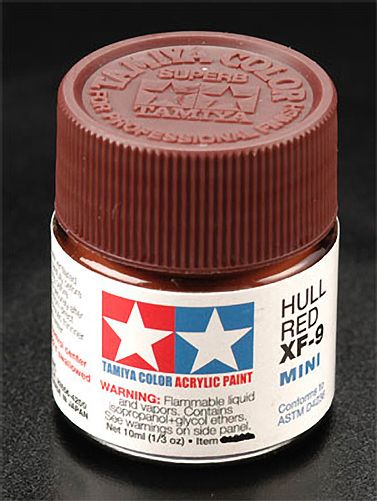 Tamiya Acrylic: XF-9 (Hull Red)