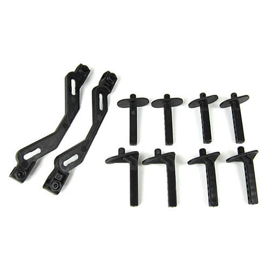 Tekno Front and Rear Body Mount Set: SCT410