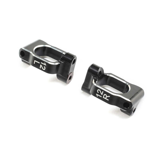 TLR Aluminum Caster Block Set: 22X-4 (12 Degree)