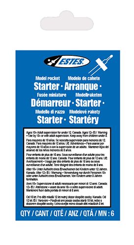 Estes Rockets Startech Starter Fuses (6 pk)