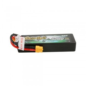 Gens Ace 5200mAh 7.4V 35C 2S1P Hard Case Lipo Battery Pack
