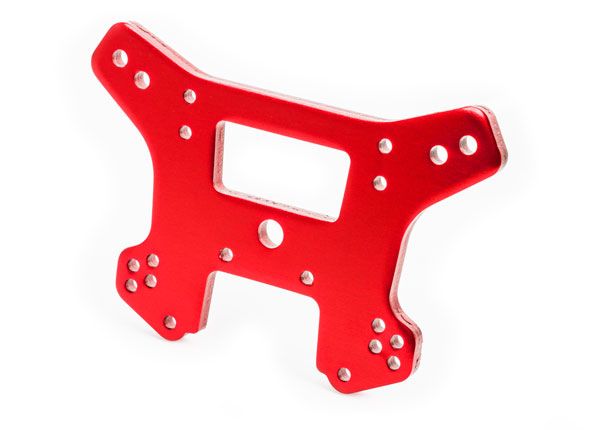 Traxxas Front Shock Tower 6061-T6 Aluminium: Sledge (Red)