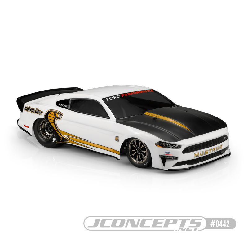 JConcepts 2018 Ford Mustang Cobra Jet Clear Body: SCT/Street Eliminator
