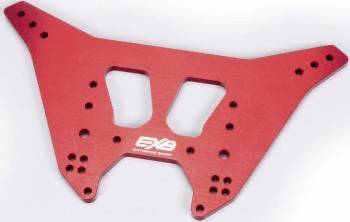 Arrma CNC Aluminum 7075-T6 EXB Rear Shock Tower: L (Red)