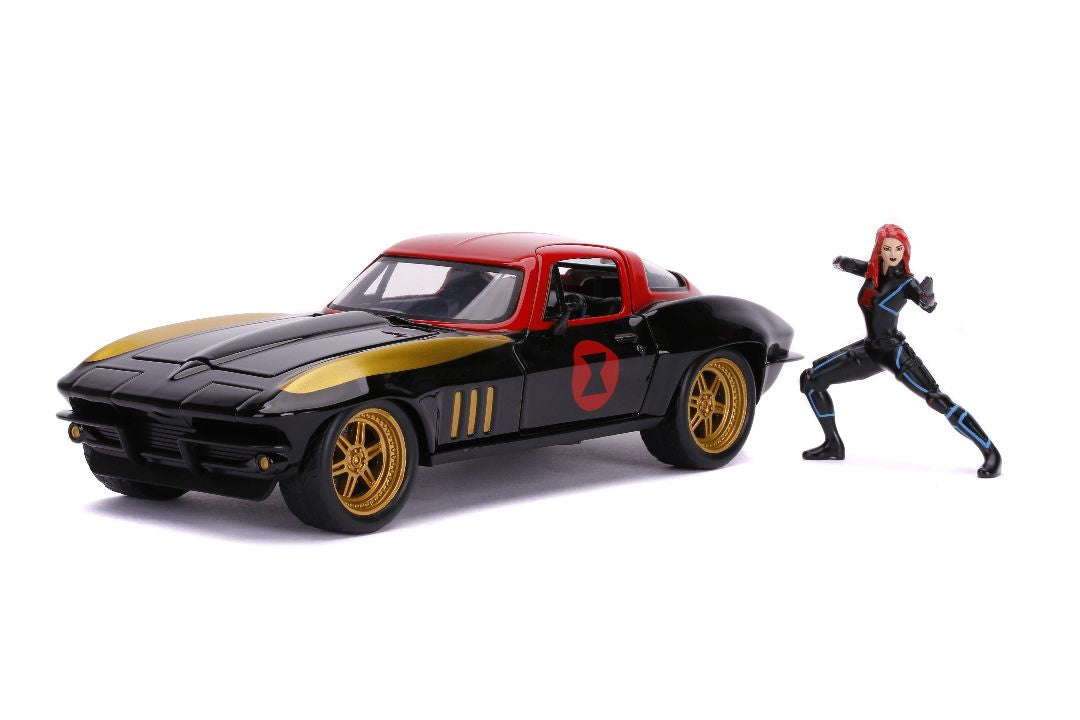 Jada ‘Hollywood Rides’ 1/24 1963 Corvette Stingray w/Black Widow