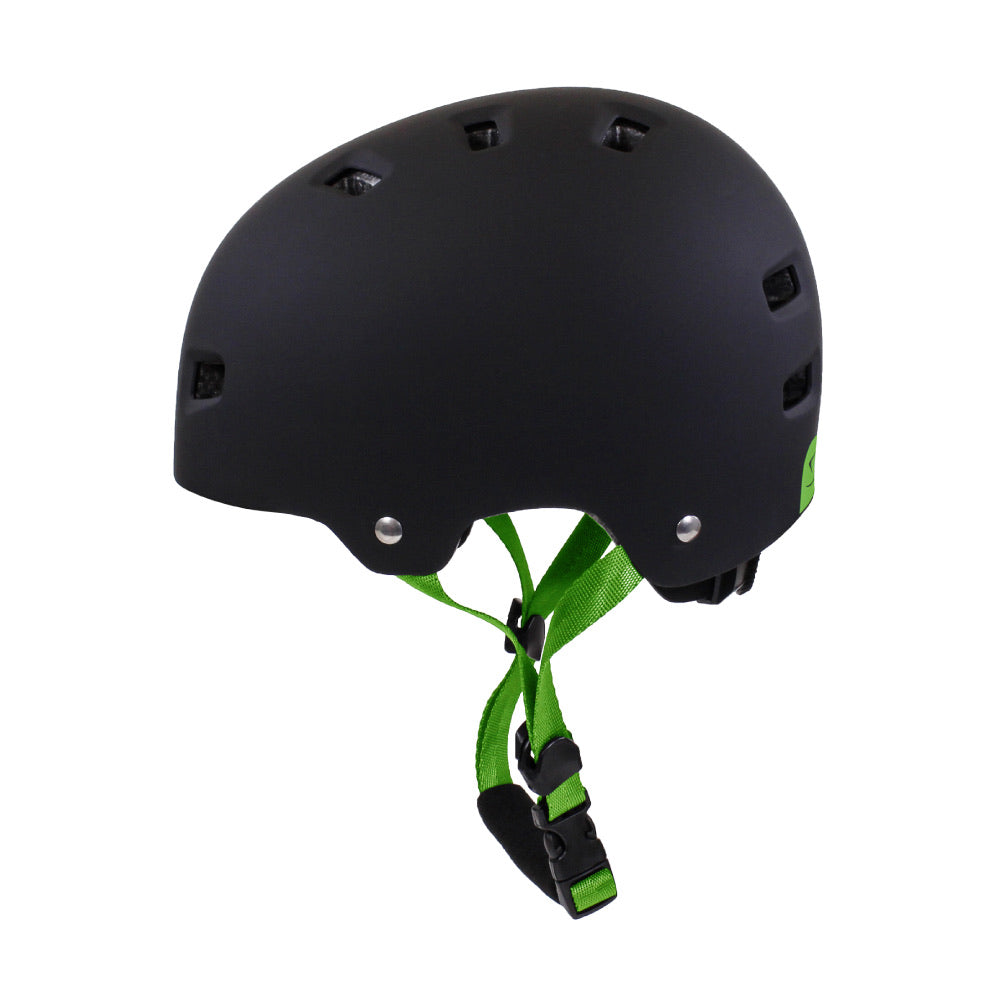 Serfas Bucket Helmet Child S Matte (Black/Green)